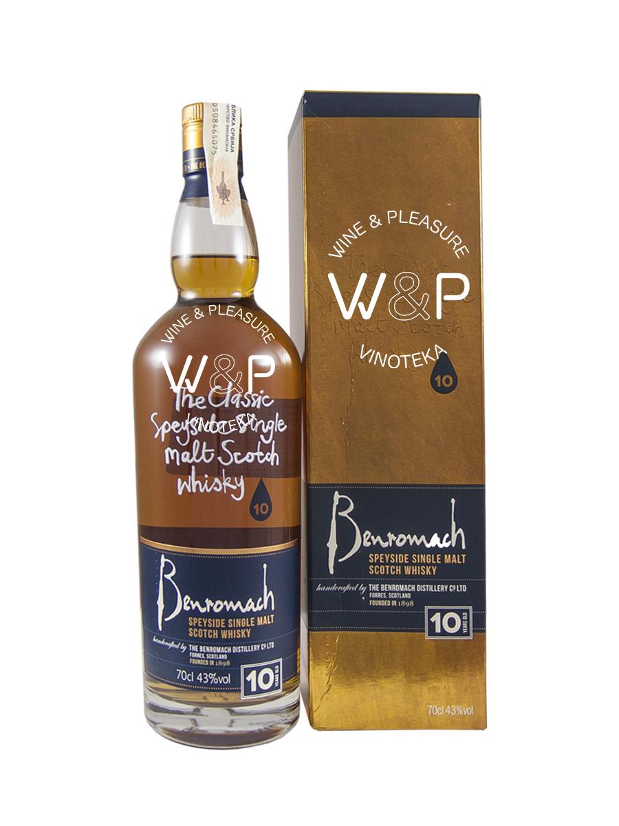 Whisky Benromach 10 YO Speyside 0,7l 