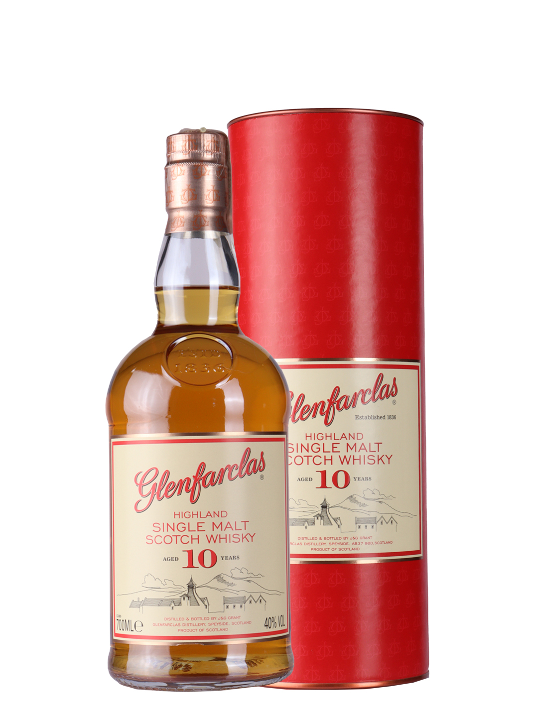 Whisky Glenfarclas 10 YO 0,7l 