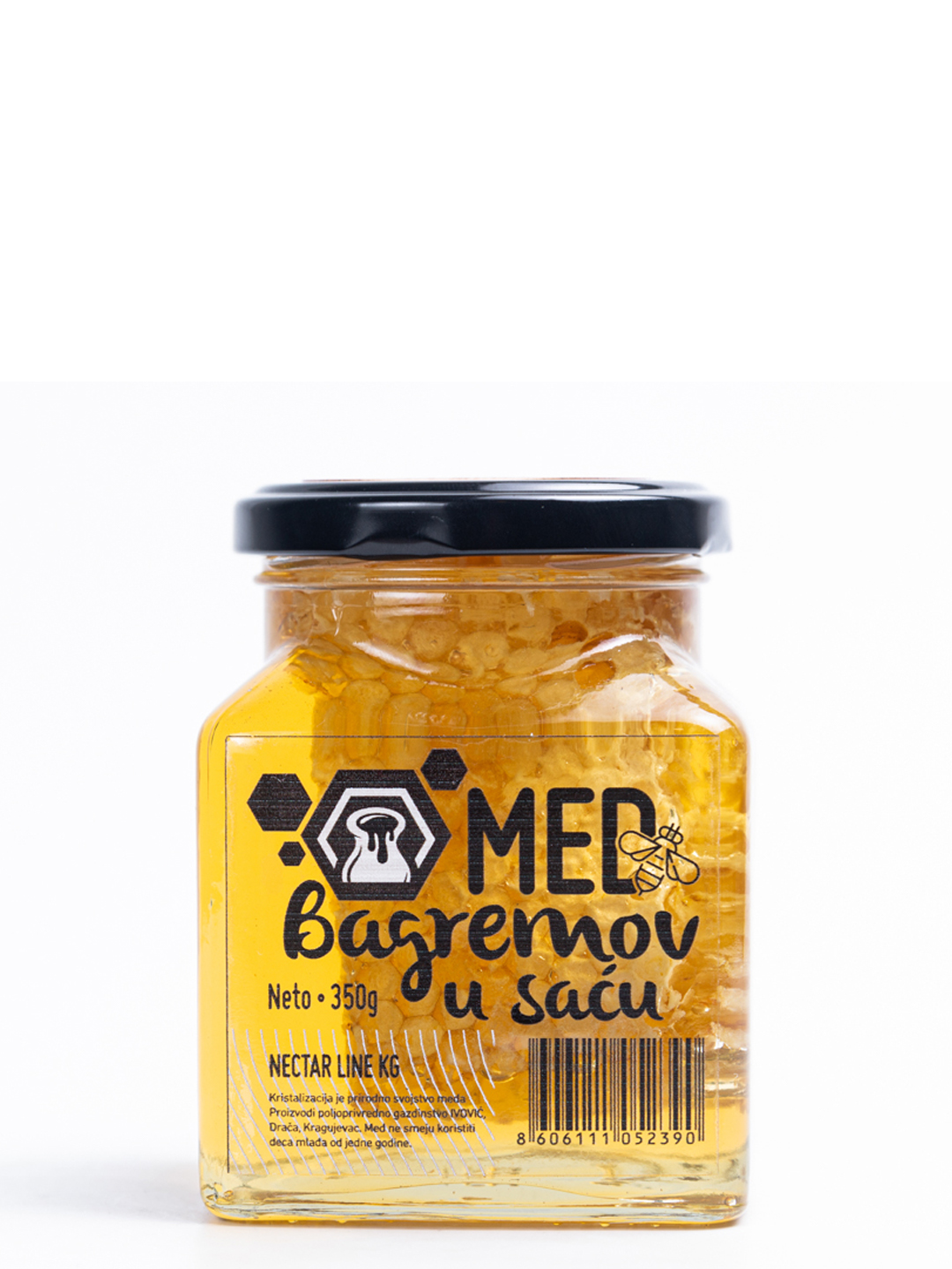 Bagremov med u saću 350g 