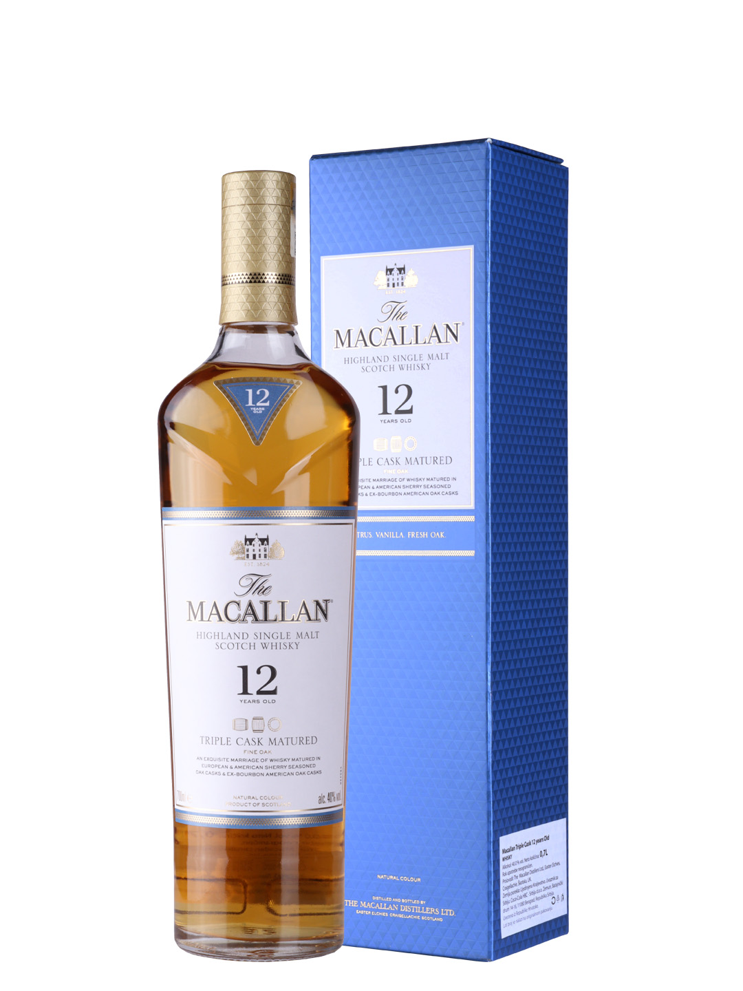 Whisky Macallan 12 YO Triple Cask 