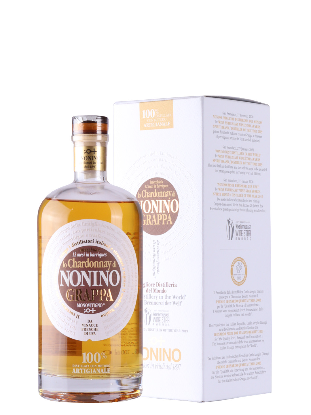 Grappa Nonino Chardonnay Barrique 