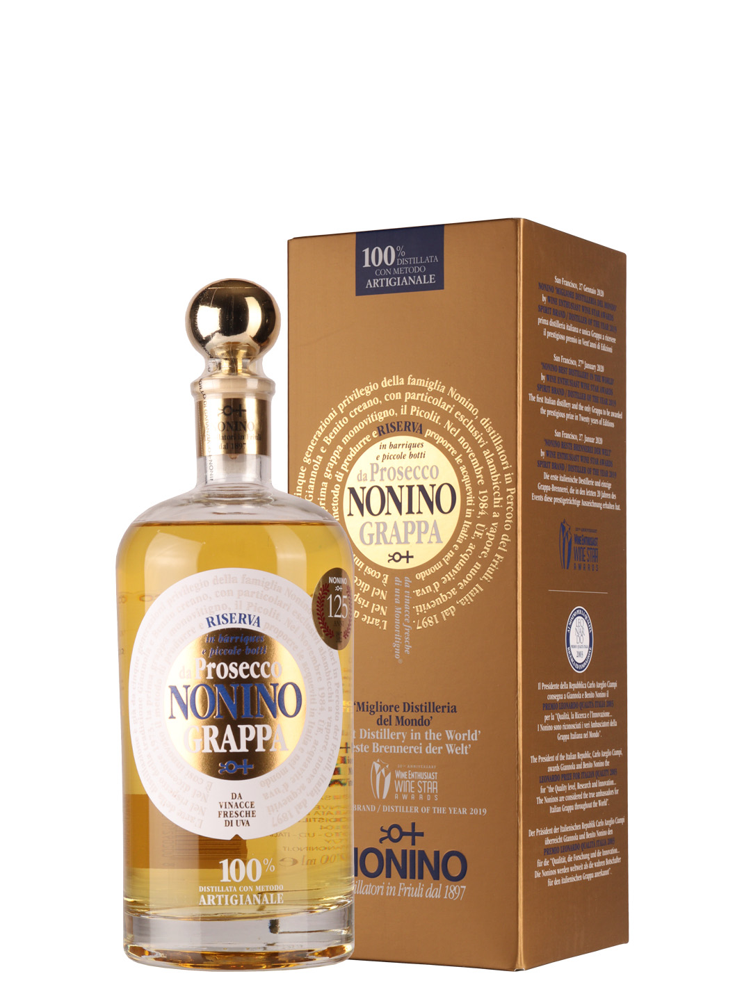 Grappa Nonino Prosecco Barrique 