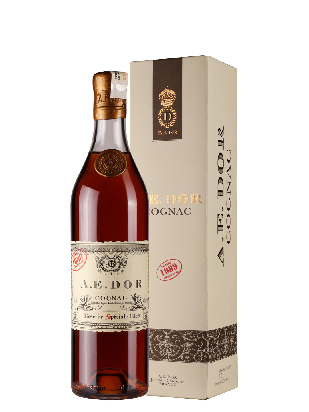 Cognac A.E. Dor Vintages 1989 0,7L 