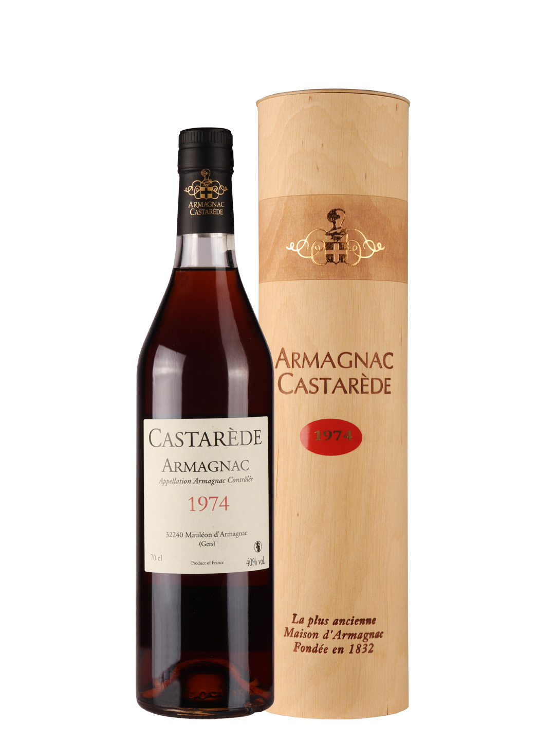 Castarede Armagnac 1974 Gift box 